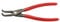 Knipex 75086 210mm 90° Internal Straight Tip Circlip Pliers 40-100mm Capacity