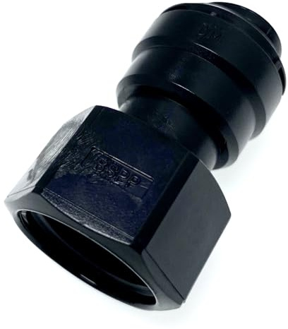 W4 Female Adaptor 1/2 BSP - Black