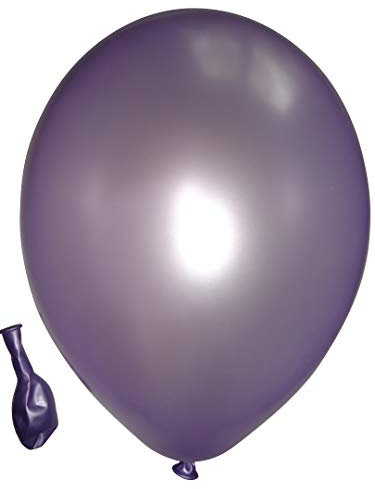 100 Luftballons metallic flieder Premiumqualität Ø ca. 27cm B85 (Standardgröße)