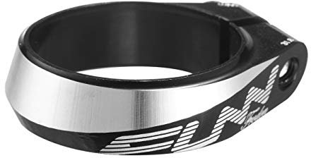 Funn Frodon Morsetto per Sella Imbullonato con diametro interno di 31,8 mm, in lega leggera e resistente, per mountain bike, BMX e bicicletta da strada (Nero).