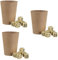 Kaufen-schenken-spielen B Ware 3 Leder-Würfelbecher + 18 Würfel Bundle Lederwürfelbecher