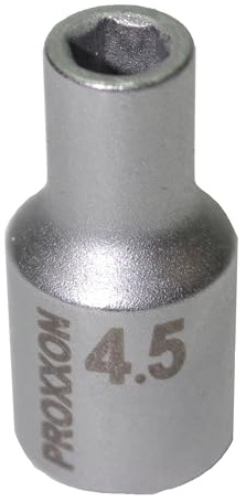 Proxxon 23711 Steckschlüsseleinsatz / Nuss 4,5mm Antrieb 6,3mm (1/4)