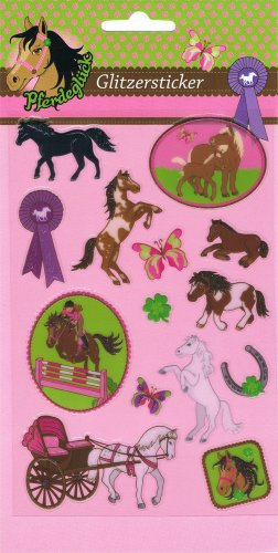 Moses 38020 Pferdeglück Glitzersticker