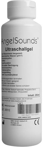 AngelSounds Ultraschallgel 250ml - Fetal-Doppler Übertragungsgel - Sonographie Gel für Ultraschallgeräte - Kontaktgel