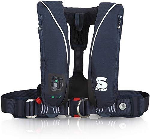 Secumar Survival 220 automatik Rettungsweste 150N Klasse, Farbe:blau
