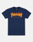 THRASHER Flame T-Shirt für Herren M Marineblau