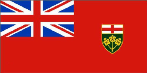 Fahne / Flagge Kanada Ontario NEU 90 x 150 cm Flaggen [Misc.]