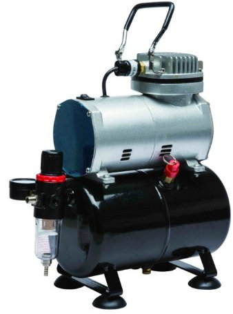 Bc-elec TC-20T ÖLFREIER MINI-KOMPRESSOR AIRBRUSH KOMPRESSOR DRUCKLUFT AS186 4 BAR LUFTTANK