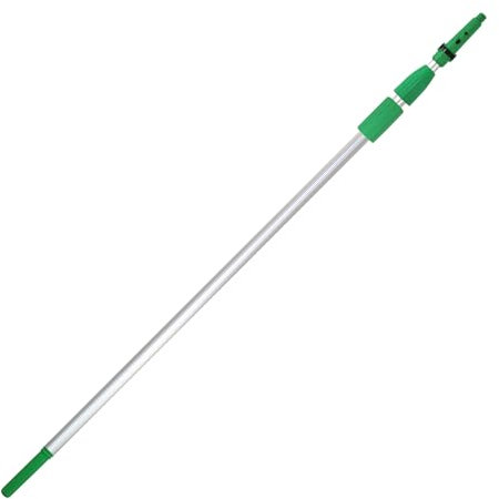 UNGER Teleskopstange TelePlus 125 SYSTEM (Länge 3,70 m 3-teilig, Verlängerung aus eloxiertem Aluminium, mit Sicherheitskonus, Zubehör Fensterreinigung) TD370