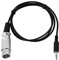 EUROLITE DMX-Adapter OUT Klinke 3,5/XLR 1m | DMX-Adapterkabel für PST-3