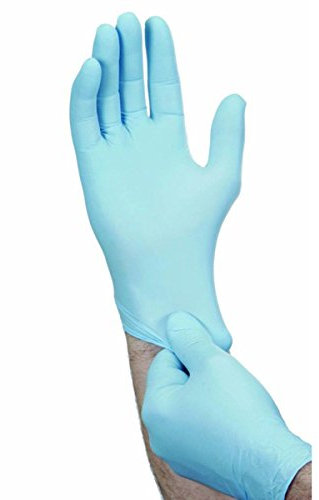 SHIELD GD19XL Powder-Free Gloves, Nitrile, X-Large, Blue (Pack of 100)