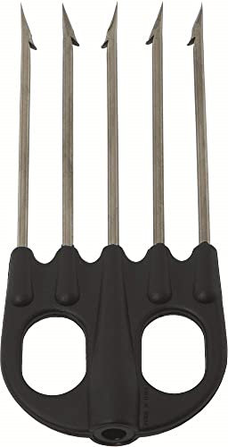Cressi 1946 Erwachsene Mutliprong Nylon 5 Points INOX Multiprong 5 Prong, Schwarz, Uni