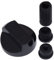 Ufixt Fits Hotpoint, Howdens, Hygena, Indesit, Lamona and LG Universal Cooker/Oven/Grill Control Knob And Adaptors Black
