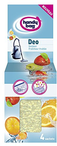 Handy Bag Duftperlen/Duftkugeln, Parfümierte Lufterfrischer, Für Staubsauger mit und ohne Beutel, Set mit 4 Beuteln, Deo-Perlen