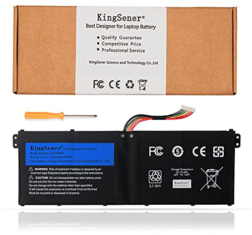 KingSener AC14B8K Laptop Akku für Acer ES1-131 ES1-311 ES1-331 ES1-511 ES1-512 E5-771 R3-131T R5-431T R5-471T V3-111 V3-371 Acer Chromebook 11 13 15 C810 C910 CB3-531 Batterie 15.2V 48Wh