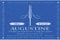 Corde per chitarra classica Augustine Classic - Blue Label alta tensione E1 normale .028/0,71mm