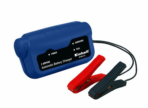 Einhell CARICABATTERIA BT-BC 2 D Digitale con PINZE per Auto E Moto 12 V