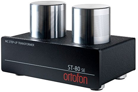 Ortofon ST-80 SE - Moving Coil Transformator - magnetisch abgeschirmt in einem Permalloy-Gehäuse, robuste Bauweise, hohe Stabilität bei einem Gewicht von 1,5 kg, schwarz