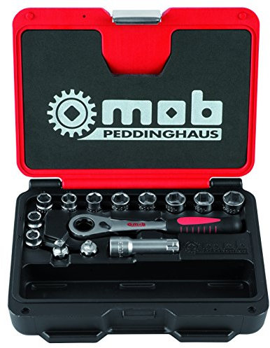 MOB Outillage 9400010001 Coffret de Douilles traversantes 10 à 19 mm 14 Pièces