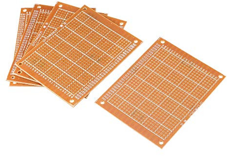 sourcingmap 5 Stück 9cm x 7cm Panel Universelle Single Side PWB Leiterplatte Kupfer de