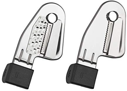 KitchenAid Spiralizer - Juego de cuchillas finas de fijación, color plateado metálico