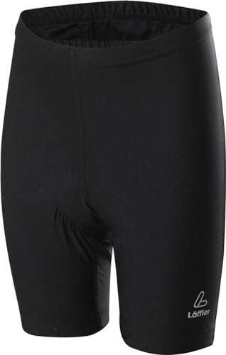 Löffler Kurze Rad Tights Kinder schwarz