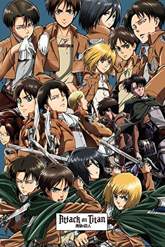 Close Up Attack On Titan Poster Collage (61cm x 91,5cm)