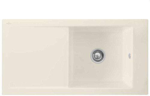 Villeroy & Boch Timeline 60 Ivory Beige Auflagespüle Keramik-Spülbecke Spültisch