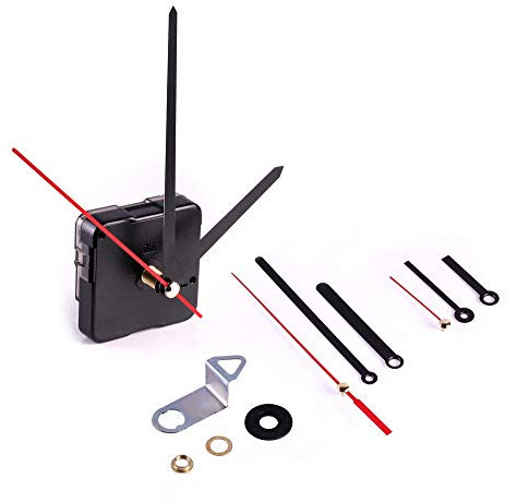 edi-tronic Quarzuhrwerk mit 3 Aluzeigersätzen für 1.5V AA Batterie