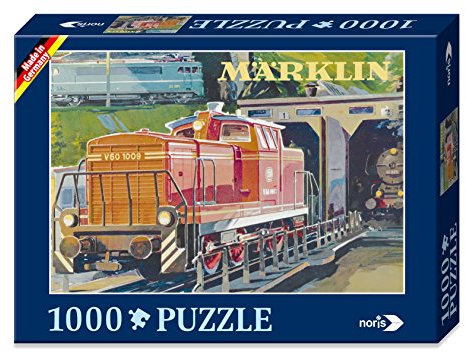 Noris 606031332 - Märklin Nostalgie Puzzle V60, 1000 Teile