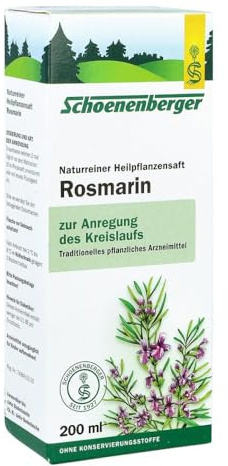 Rosmarin Saft Schoenenberger Heilpflanzensäfte