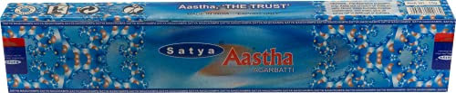 Incienso Satya Aastha – 15 Grs – Lote de 12 recipientes