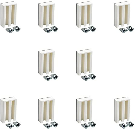 Ventanara® Universal Haftträger für Rollos und Jalousien ohne Bohren Weiß 10er Set