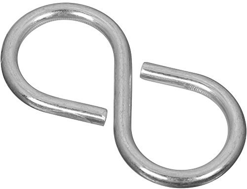 National Hardware N121-277 Geschlossene S-Haken, Verzinkt, 809, 2-1/8
