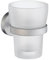 HOME Zahnputzglas mit Wandhalter Messing mattverchromt von Smedbo