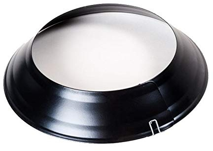 Ofenrohr Rauchrohr Wandrosette 100-135mm schwarz Kaminrohr