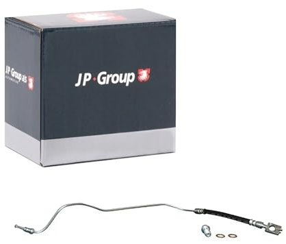 JP GROUP Bremsschlauch 1161702780 Hinterachse rechts, Länge: 190mm, Kompatibel mit: AUDI A6 C5, A6 C5 Avant, SKODA SUPERB I, VW PASSAT B5, PASSAT B5 Variant, PASSAT B5.5, PASSAT B5.5 Variant
