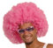 Perücke-Super-Afro, pink