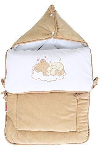 Schlaf-, Fuß- & Kuschelsack mit Gurtschlitz von Sleeping Bear Nicki