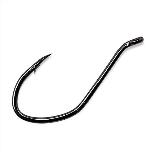 Gamakatsu Big River Bait Hook (25-Pack), NS Black, Size 6/0