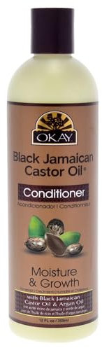 Jamaican Castor Oil Moisture Growth Conditioner, Black, 12 Ounce by Okay