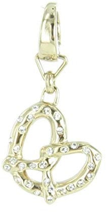 Fossil Damen-Charm Edelstahl Zirkonia weiß JF00303710