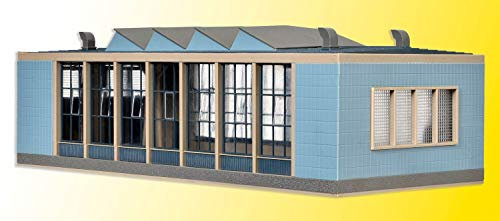 Vollmer Elektrolokschuppen mit Türschließvorrichtung, zweiständig, H0, Metall, 1:48, Kind, Kinder, Transportation-Interessierte, unisex