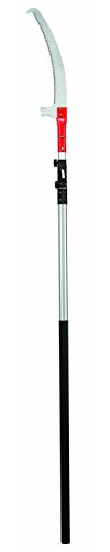 Ausonia - Seghetto potatura chiudibile 350 mm con asta telescopica lunghezza massima 4,6 mt con fodero plastica per la lama