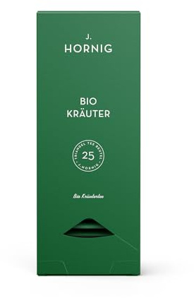 J. Hornig Bio Kräutertee, süßlich-frisch & natürlich, 25 Teebeutel