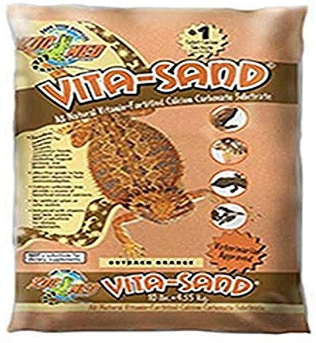 Zoo Med VO-10 Vita-Sand Outback, orange, 4.5 kg ,Terrariensand für Reptilien, mit Vitaminen