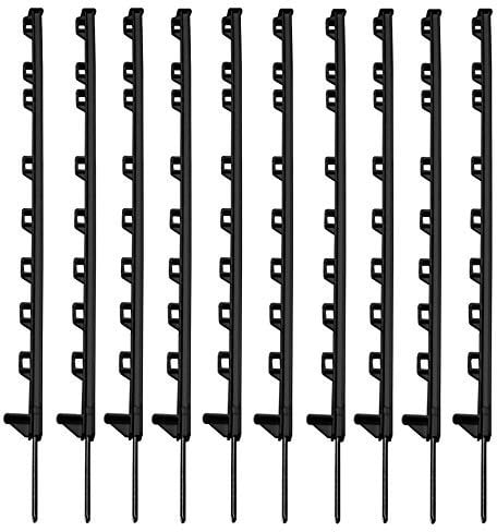 Fi-Shock 40-218R Poly Post, 84 cm - Black, Pack of 10