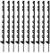 Fi-Shock 40-218R Poly Post, 84 cm - Black, Pack of 10