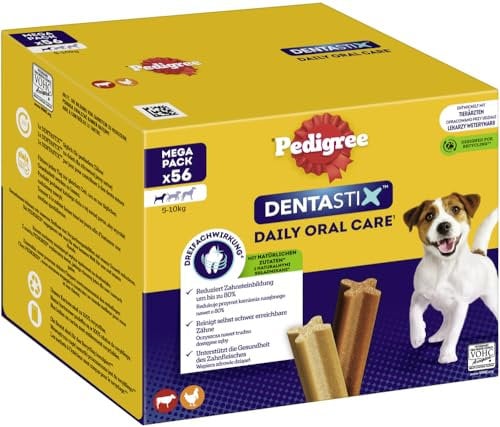 Pedigree Dentastix Snack Dental para la Higiene Oral de Perros Pequeños (1 Pack de 56ud)