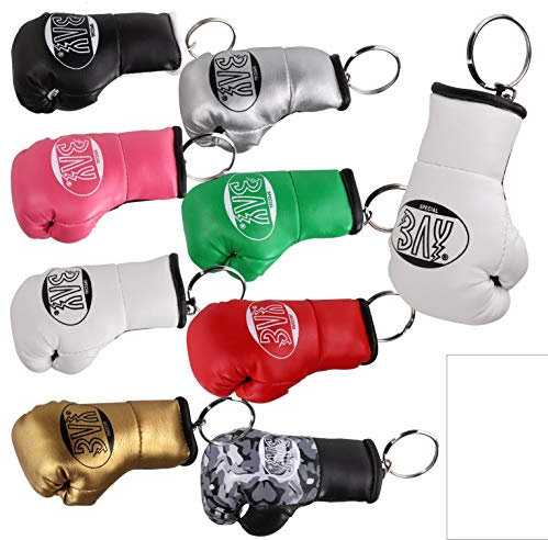 BAY® MINI Boxhandschuhe weiß Schlüsselanhänger